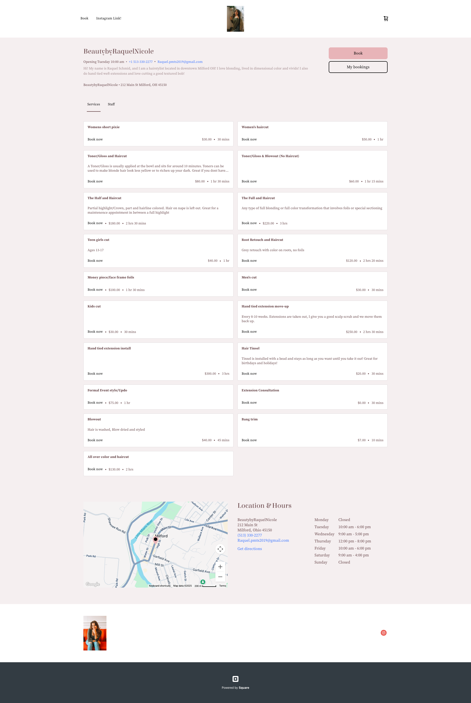 Original Square website