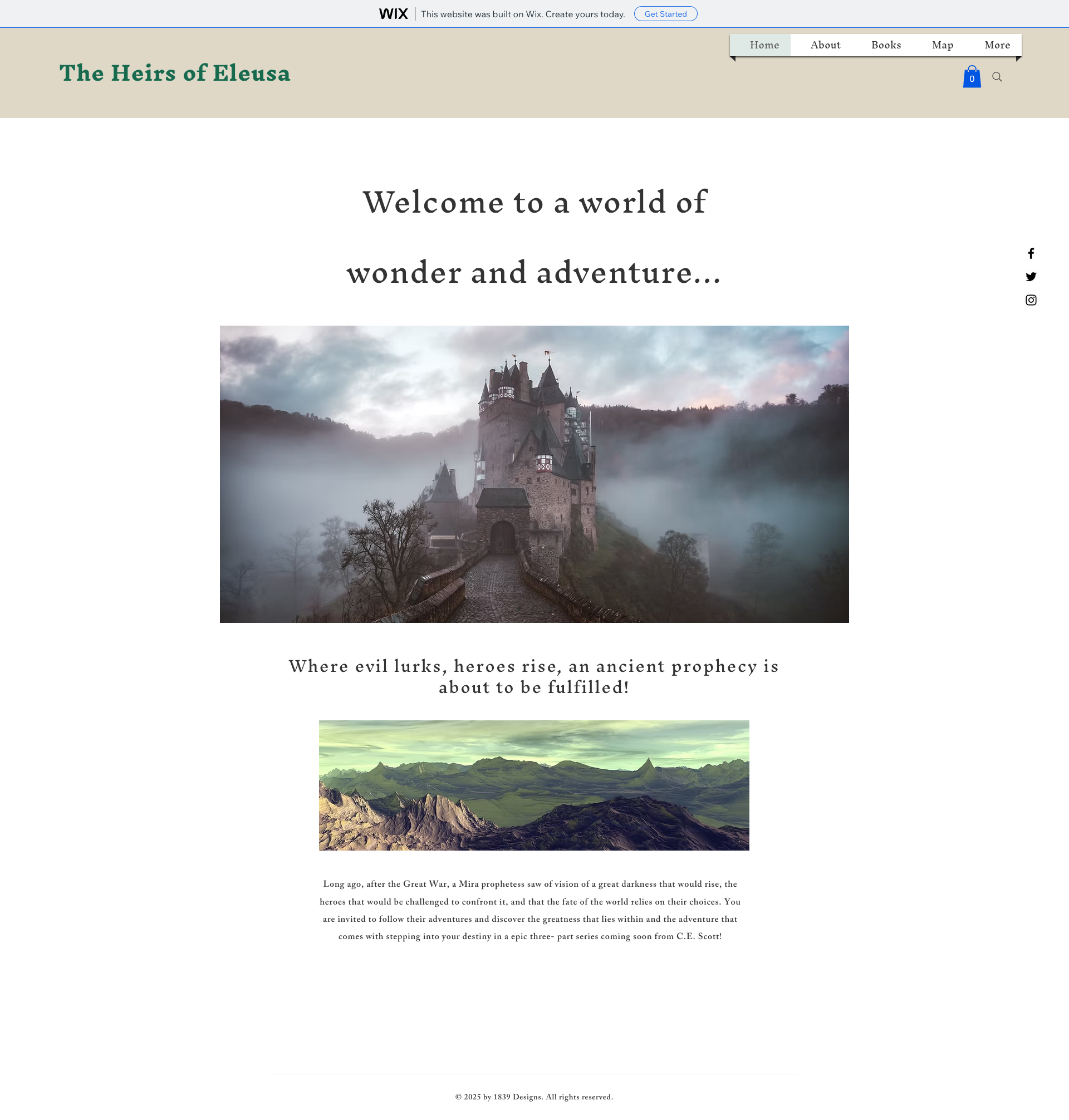 Original Wix website