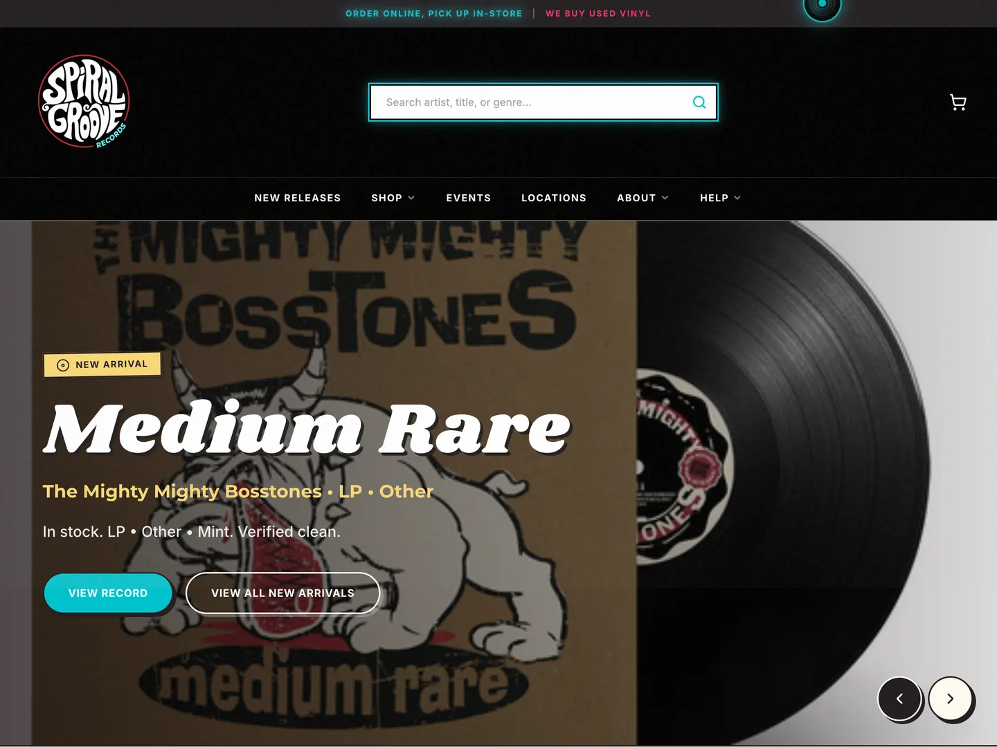 After: professional website for a local business — location, hours, contact